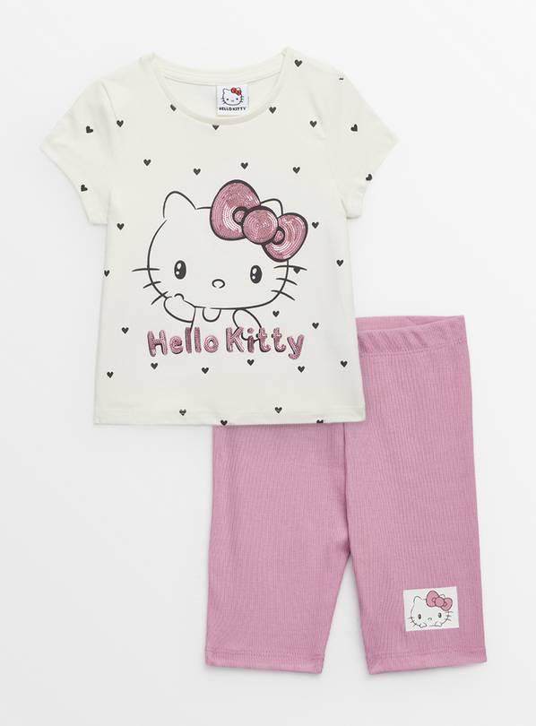 Hello Kitty T-Shirt & Shorts  1-2 years